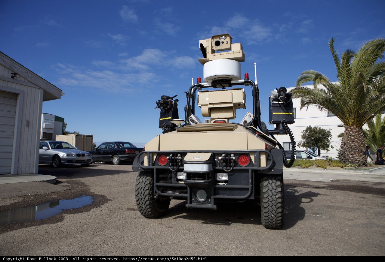 Camera-Equipped Vehicle Spotted Outdoors