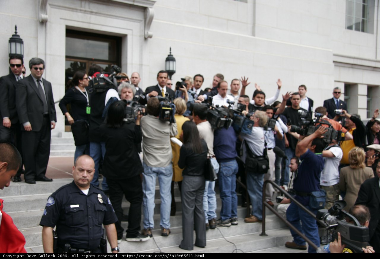 Paparazzi Captures Antonio Villaraigosa and the School Walkout Protesters