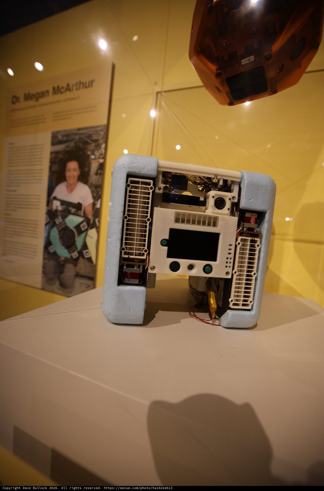 Robotic Device Display at Space Science Museum