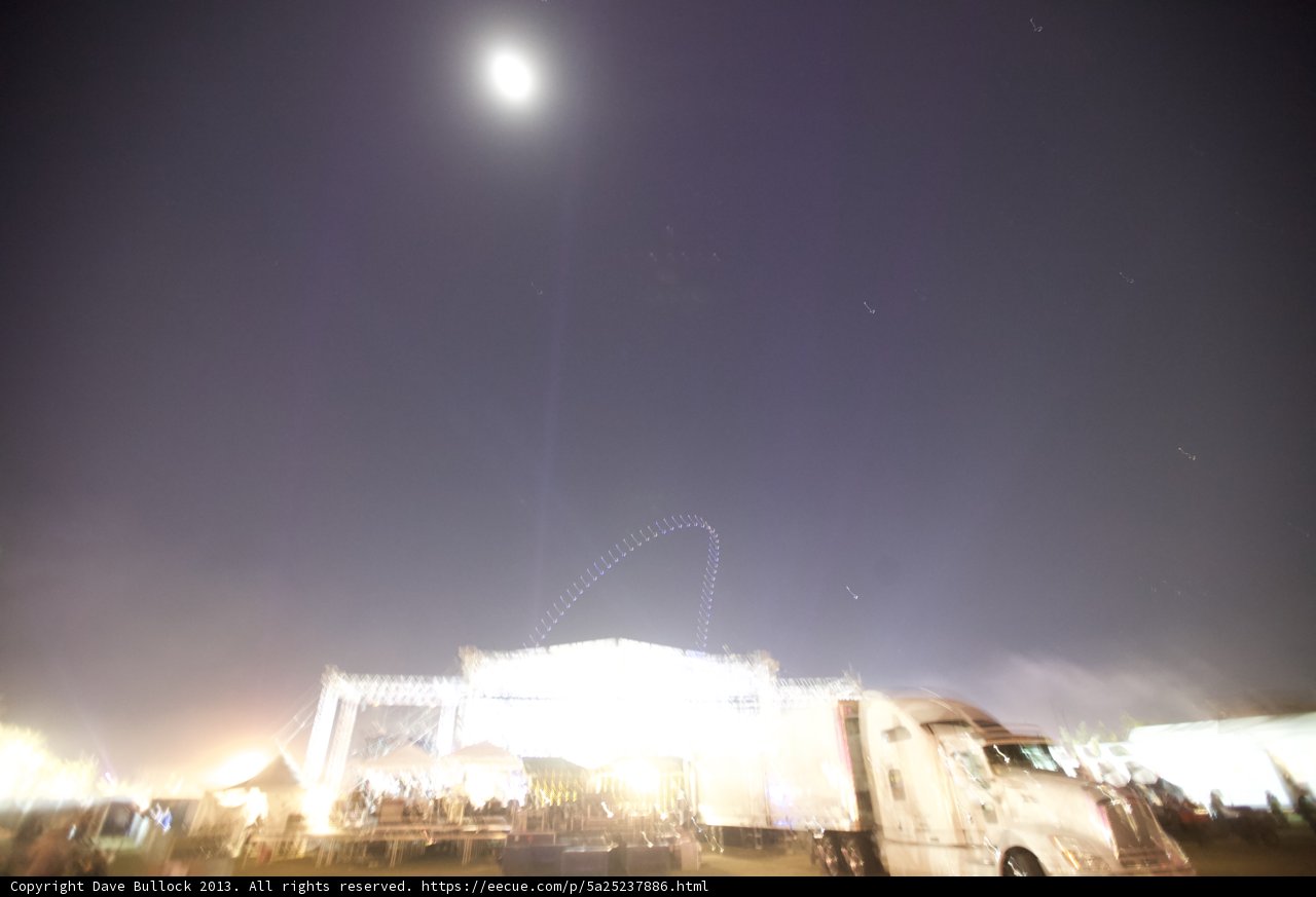 Truck in the Night Sky