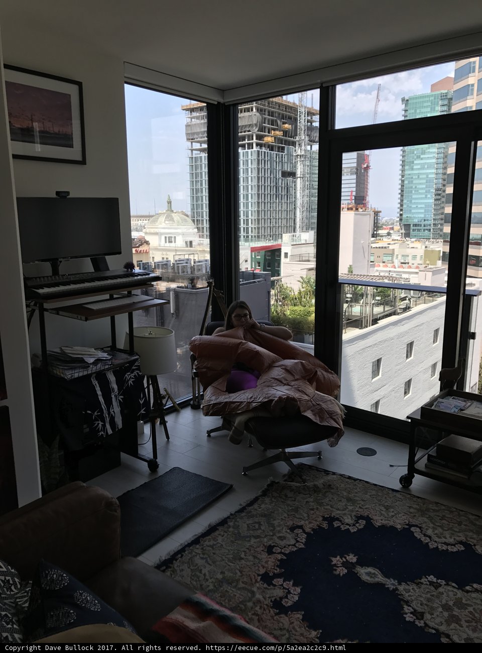 Relaxing in the Living Room