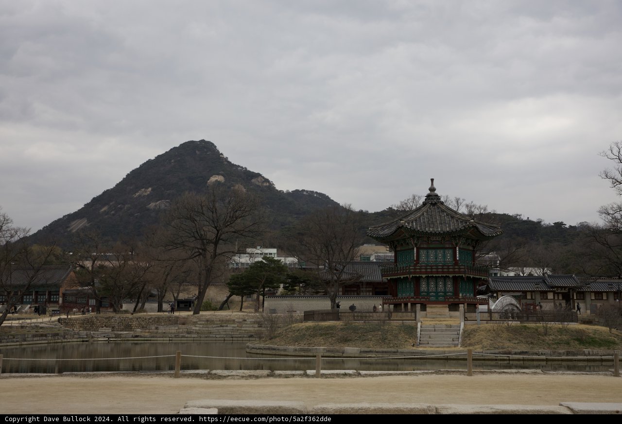 Serenity Amidst the Peaks: A Korean Pagoda