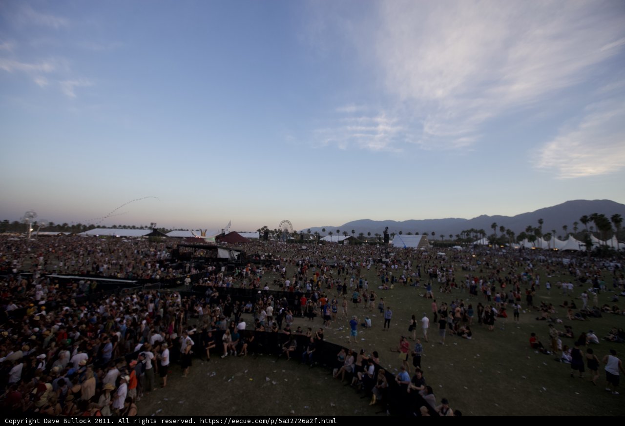 Coachella Music Festival Crowd