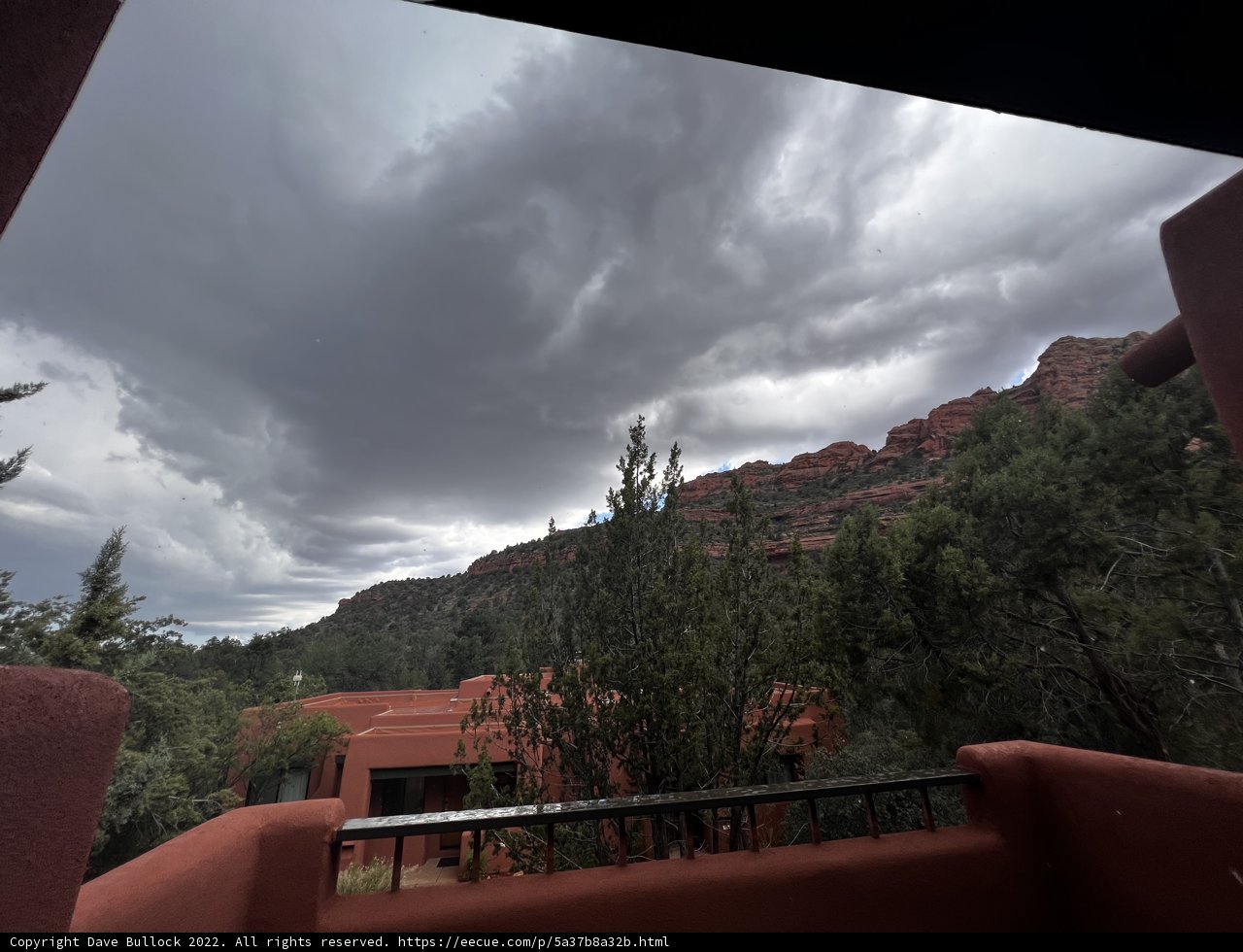 Mountain View from Balcony