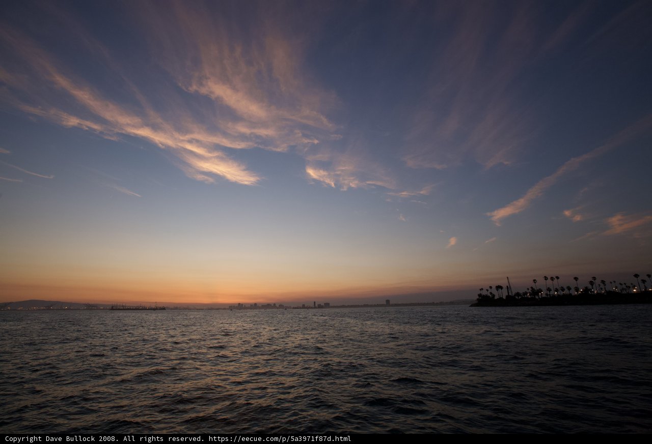 Sunset over the Ocean