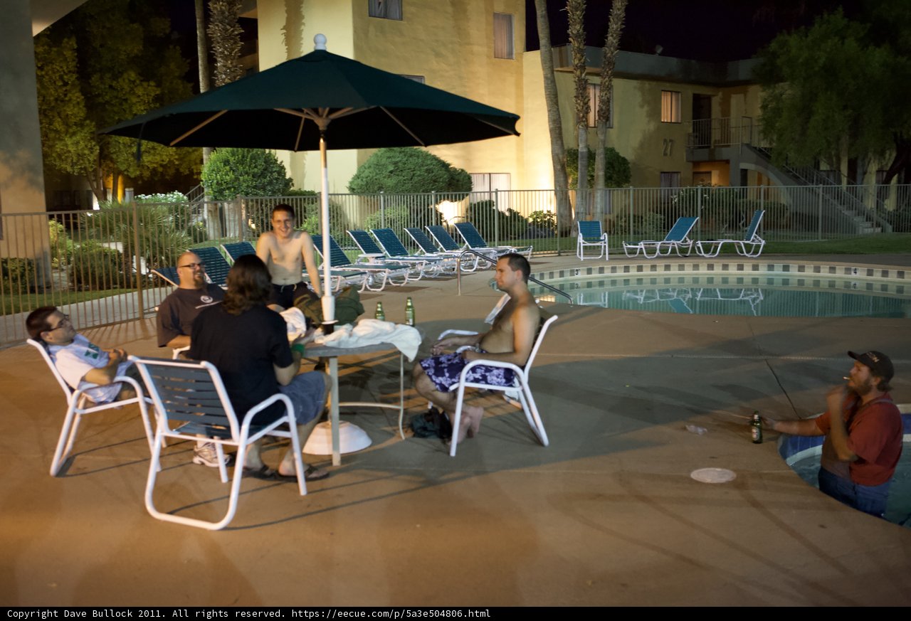 Nighttime Retreat at the Resort