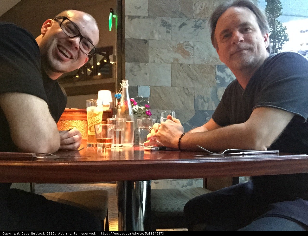Laughing at Dinner