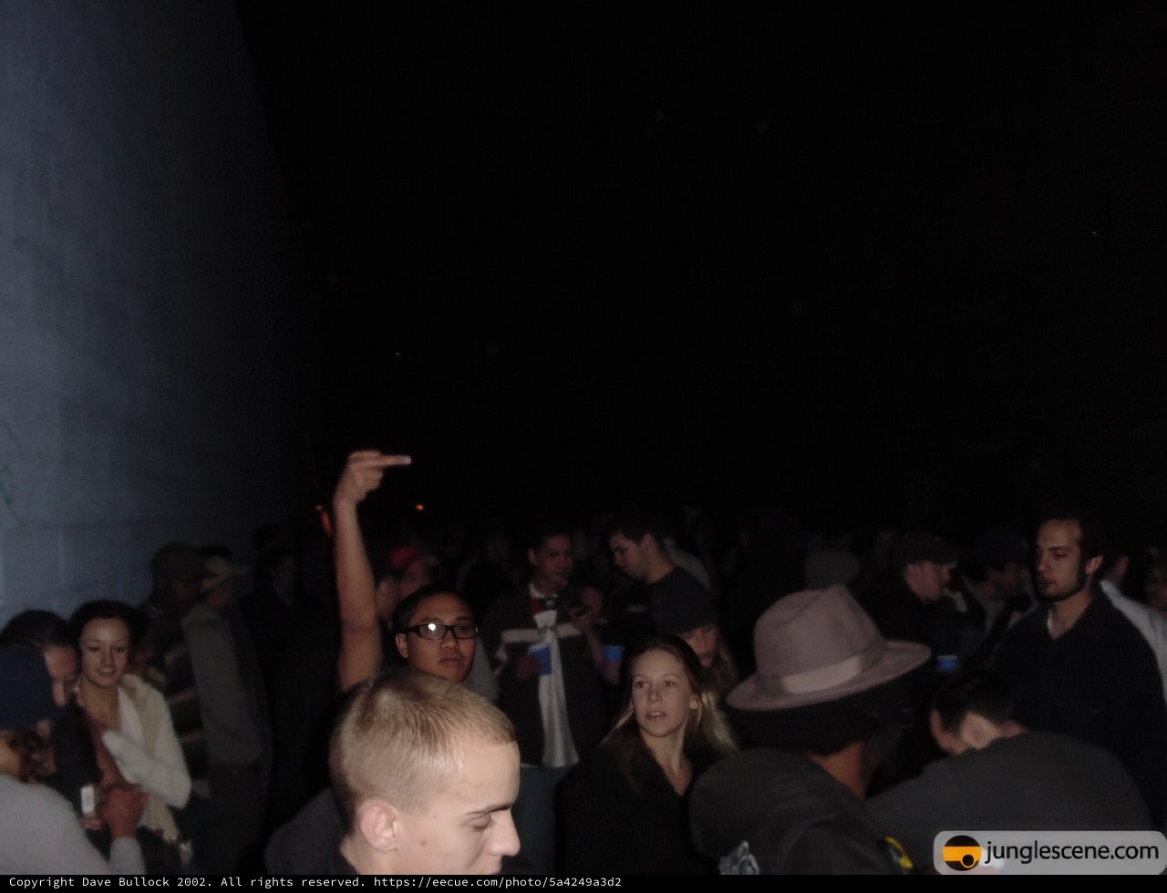Night Club Crowd in Fedora Hats