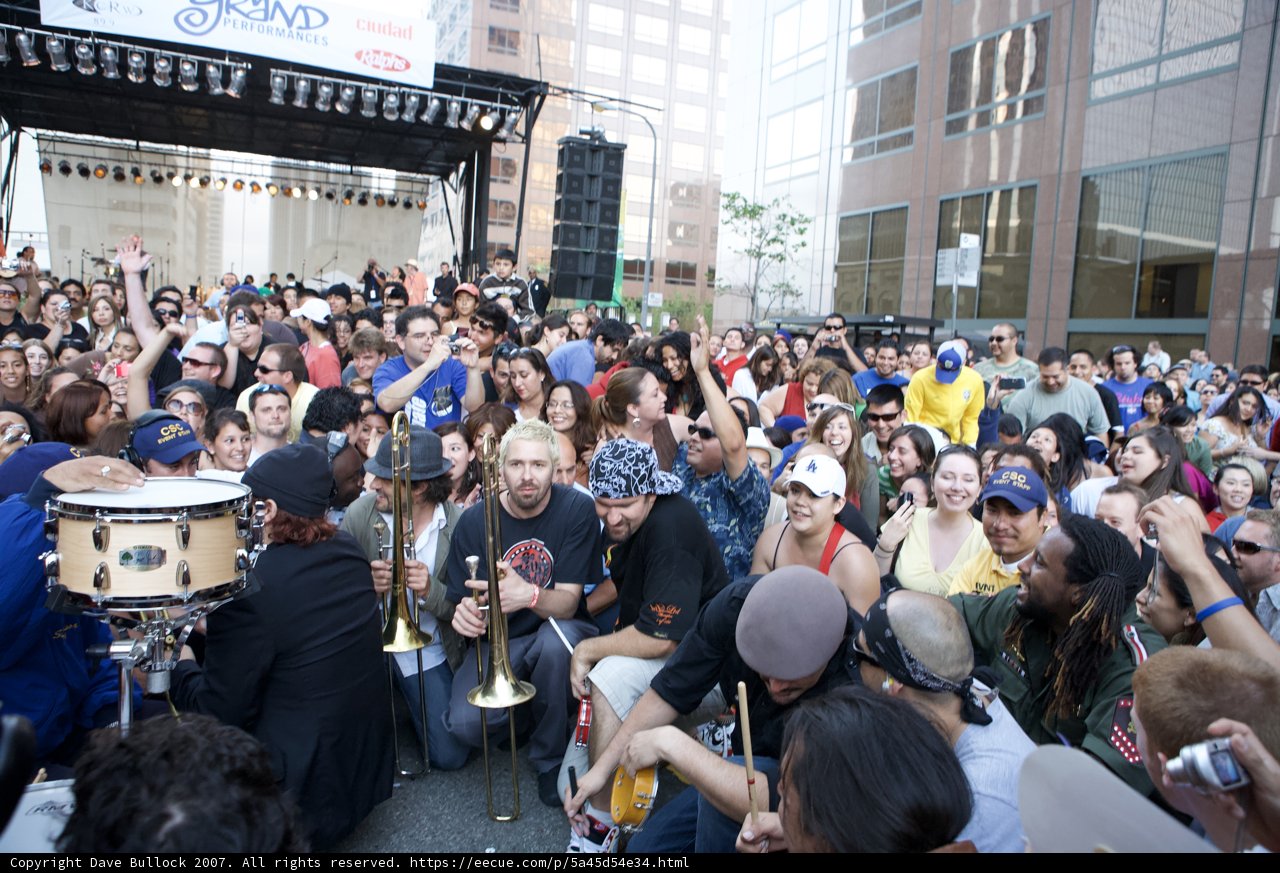 The Groove Enthusiasts in Grand Performances Ozomatli