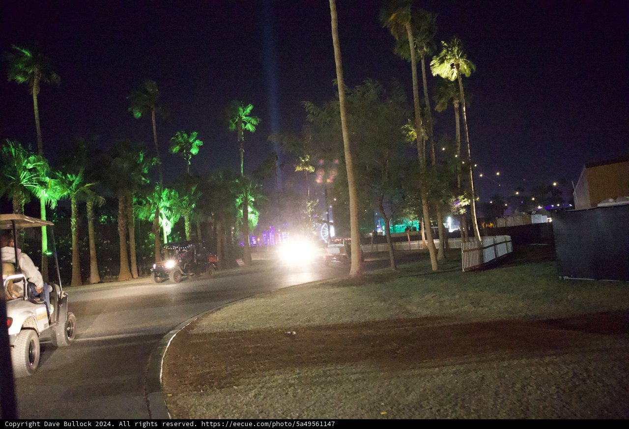 Nighttime Elegance at Coachella 2024