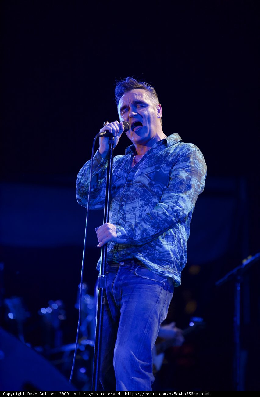 Morrissey Rocks Coachella Stage