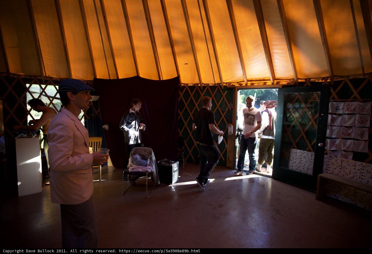 Gathering in the Yurt
