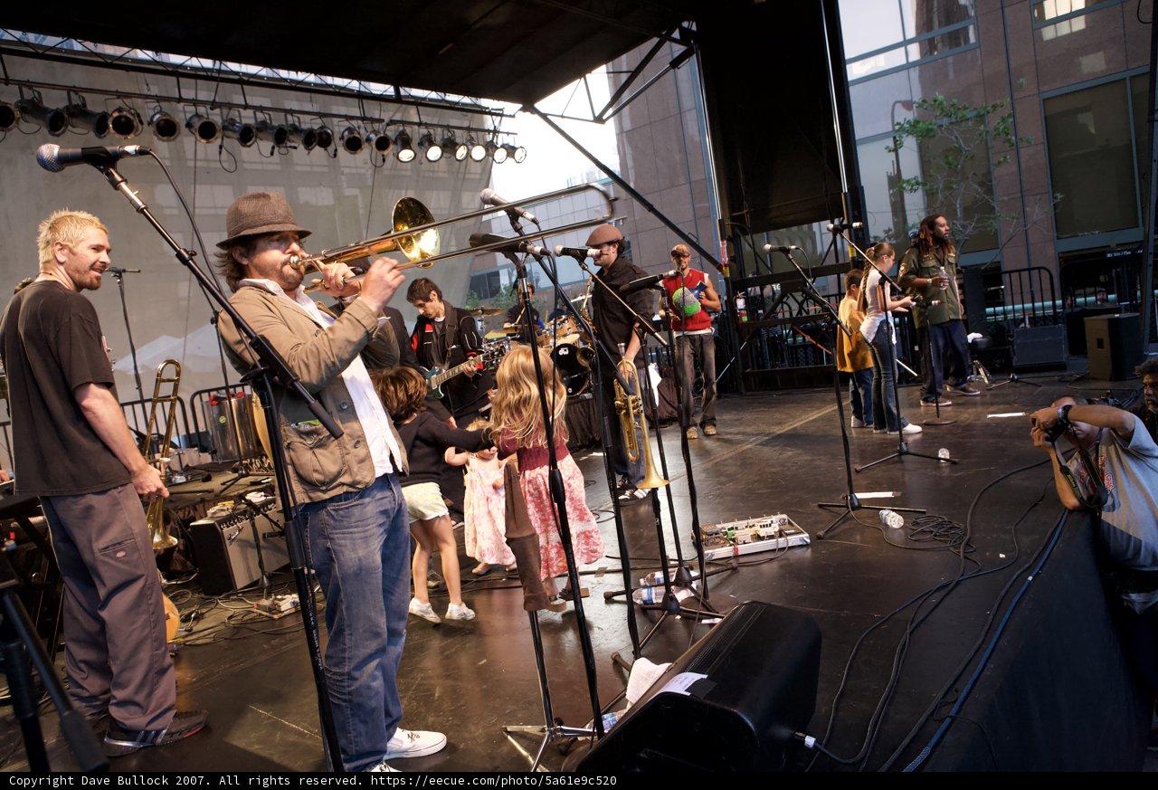 Trumpet Player Takes Center Stage