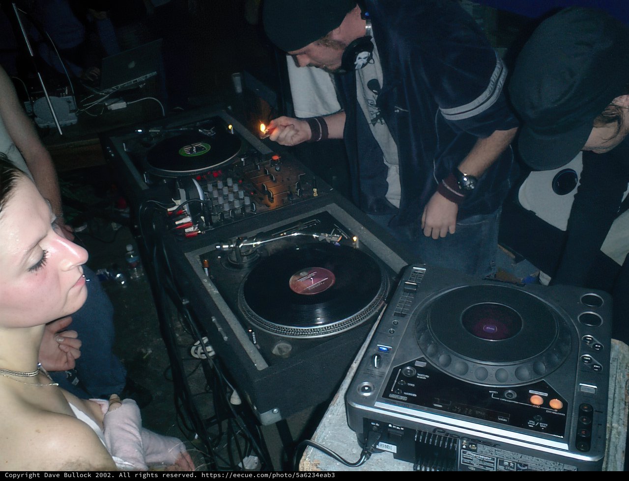 The Deejay in White