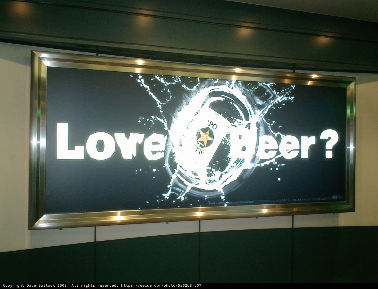 Love Beer Sign in Tokyo