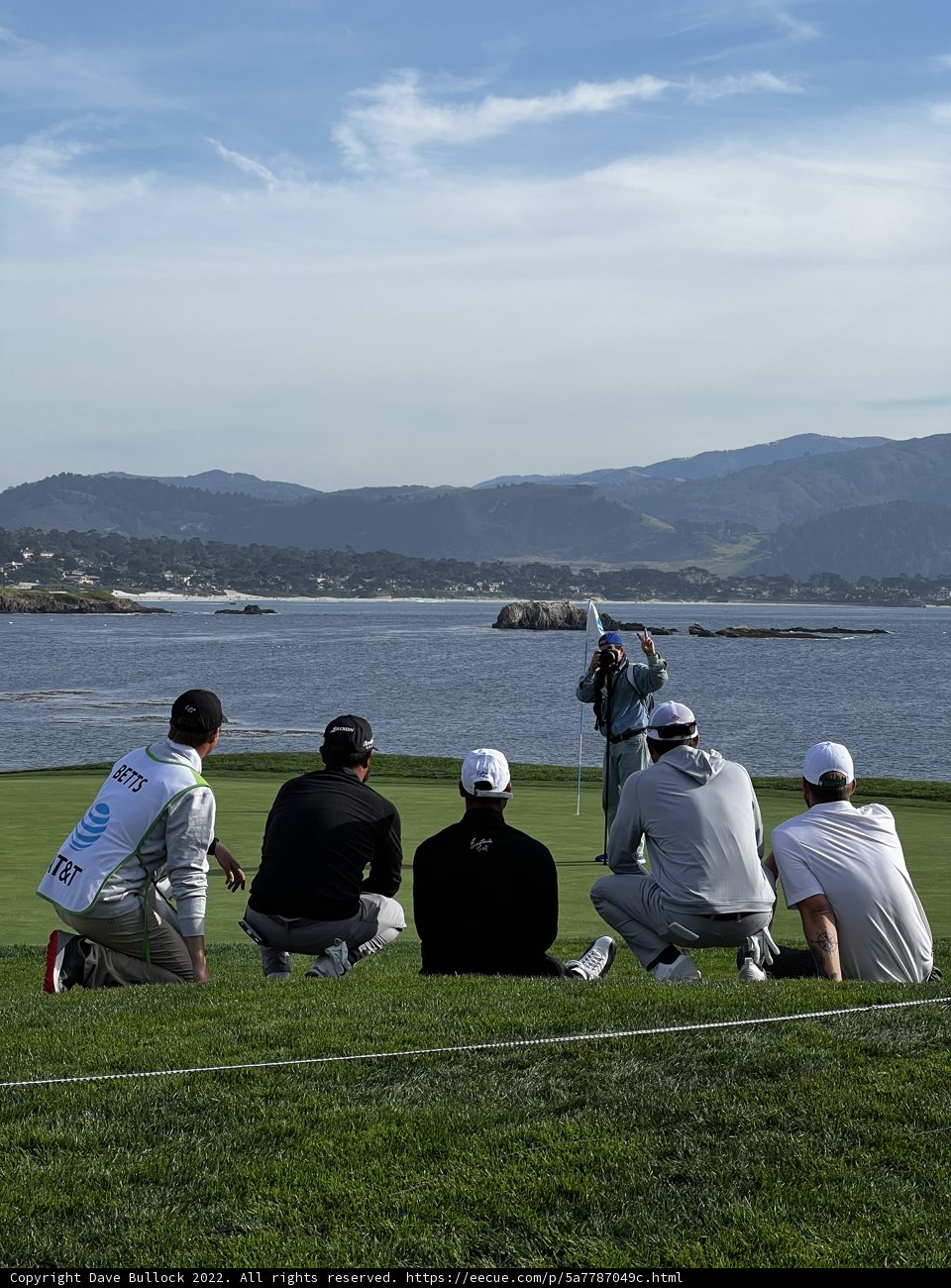 Golf Course Scene at Pebble Beach