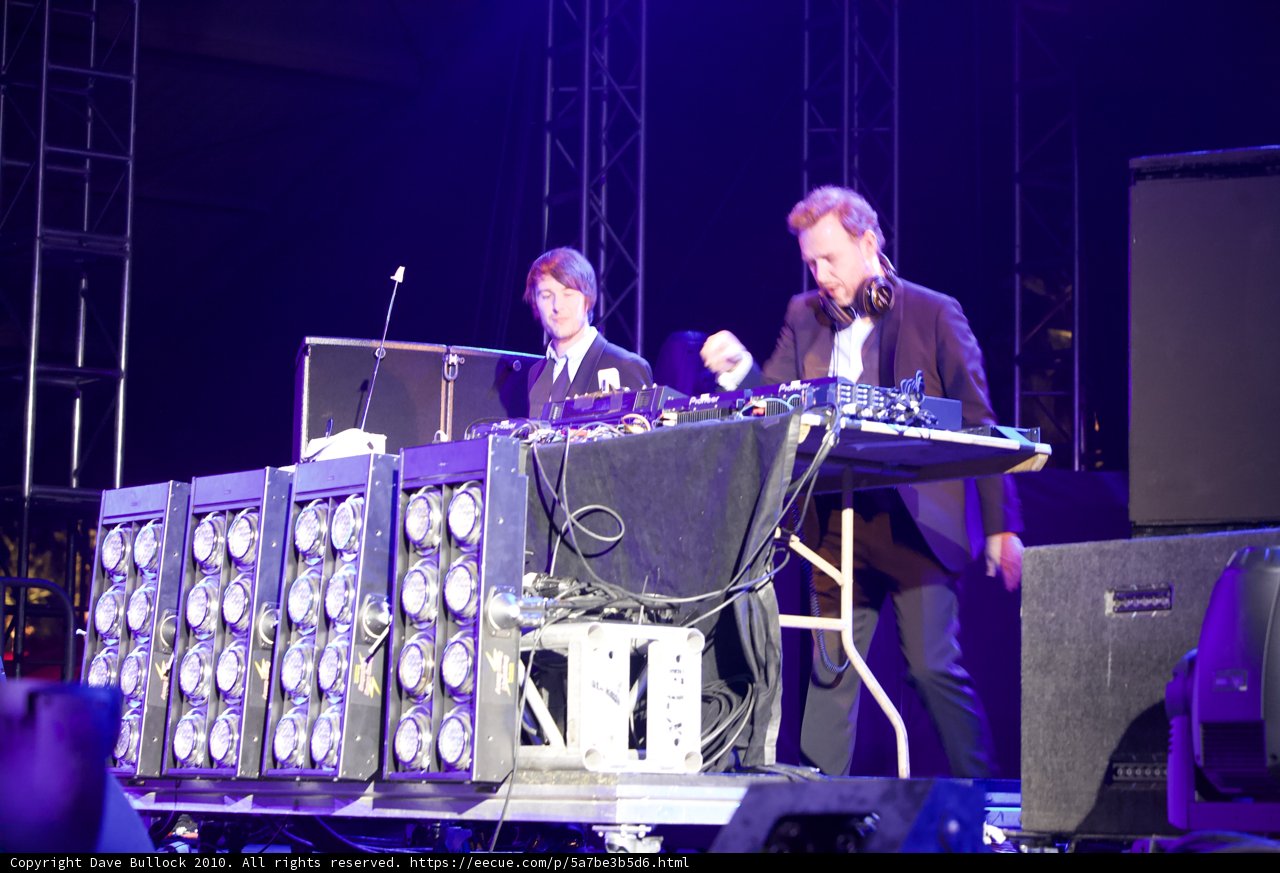 Two Men Rocking the Stage
