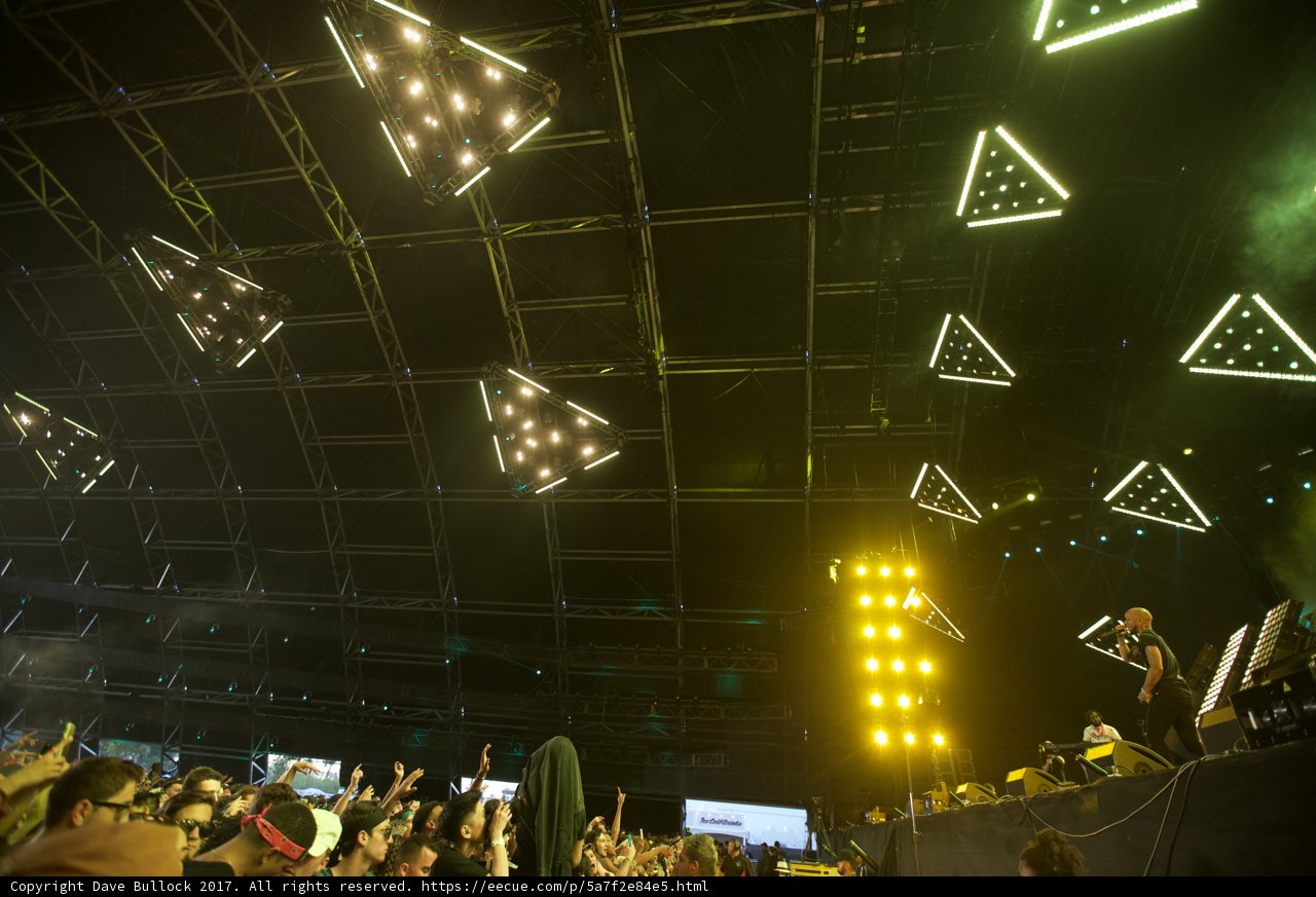 Lights and Crowd at Coachella 2017