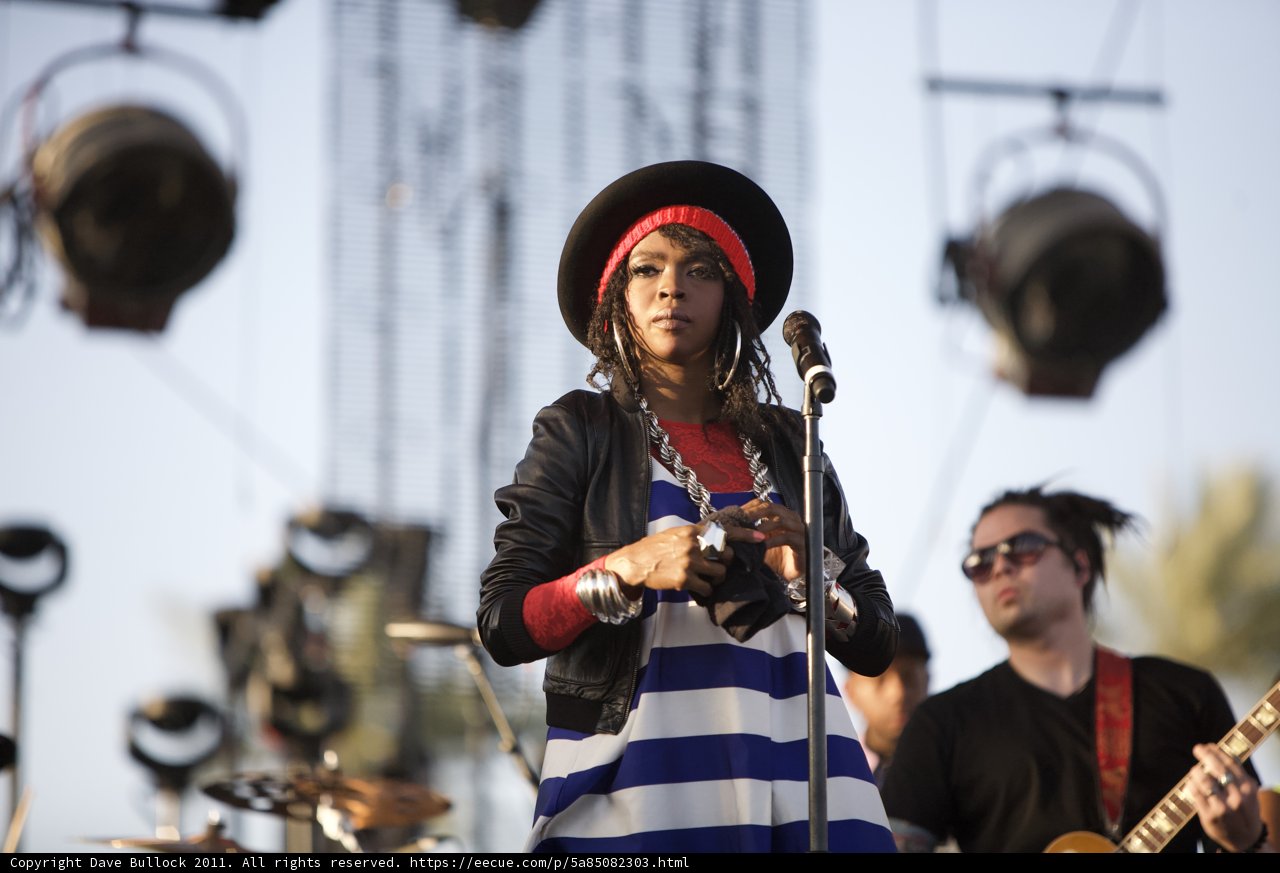 Lauryn Hill performs at Coachella 2011