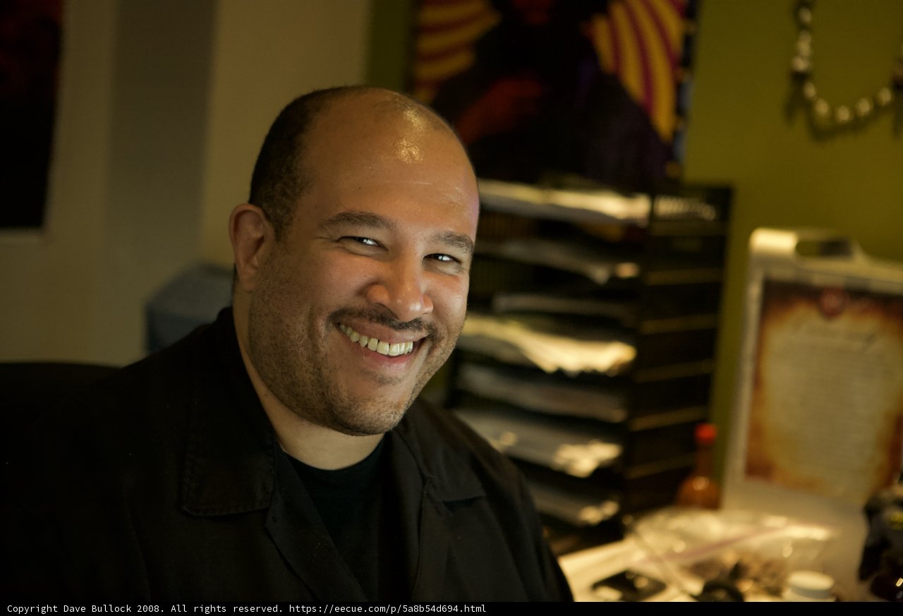 Smiling Man at Work