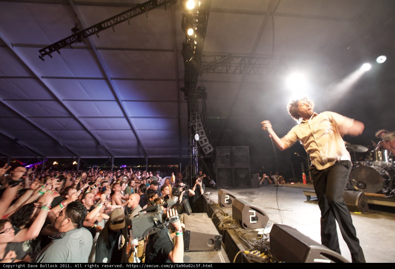Rock Star Zack de la Rocha Commands Coachella Stage