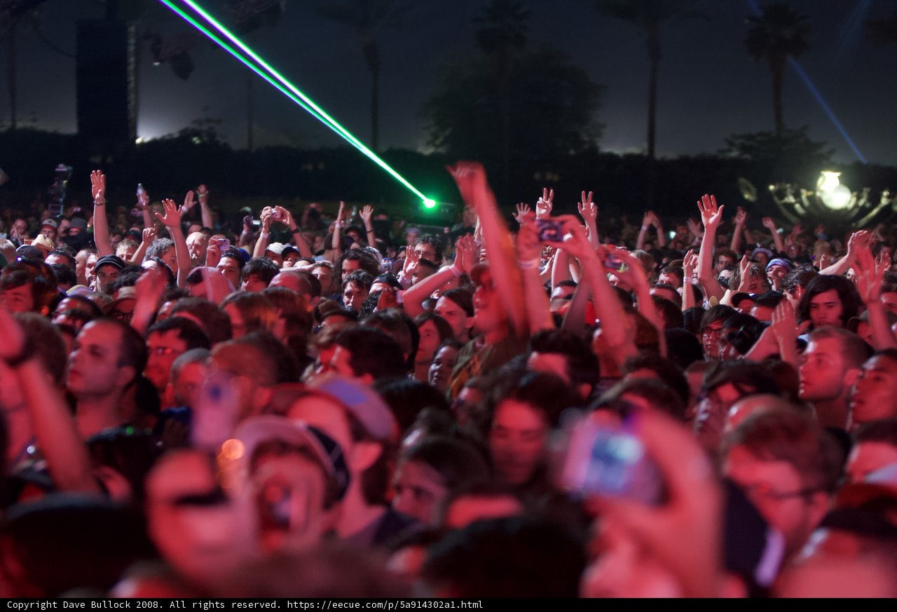 Coachella 2008: Hands Up in the Crowd