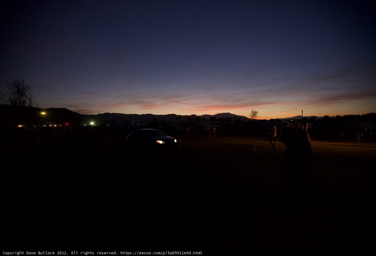 Dusk and the Mountains