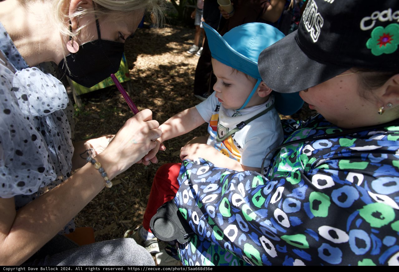 Tiny Hands, Big Moments: Face Painting Fun at Earth Day