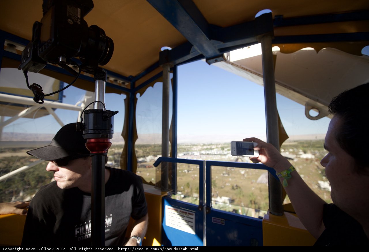 Snapshot in a Coachella vehicle