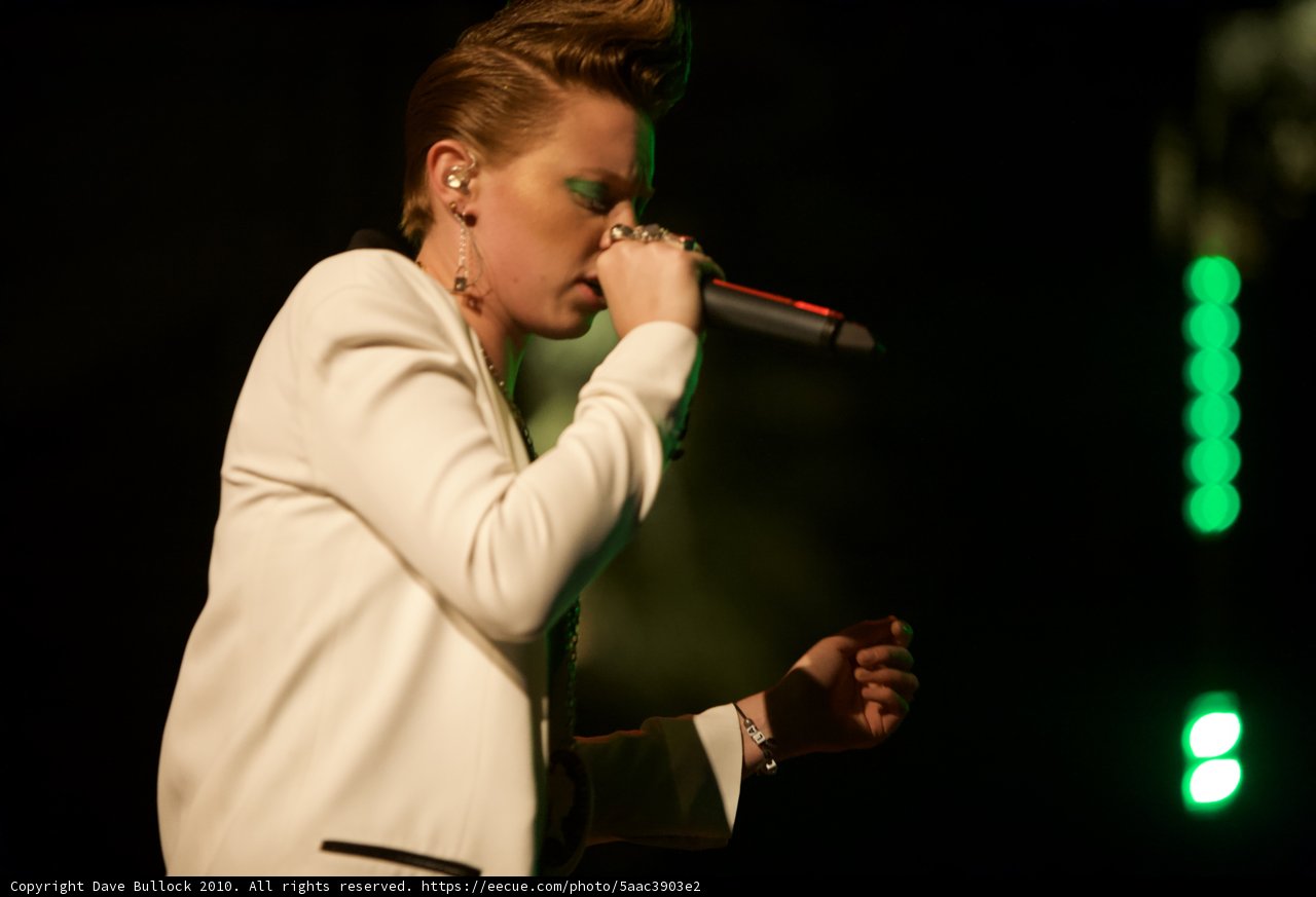 Friday at Coachella: Entertainer Performing Solo on Stage