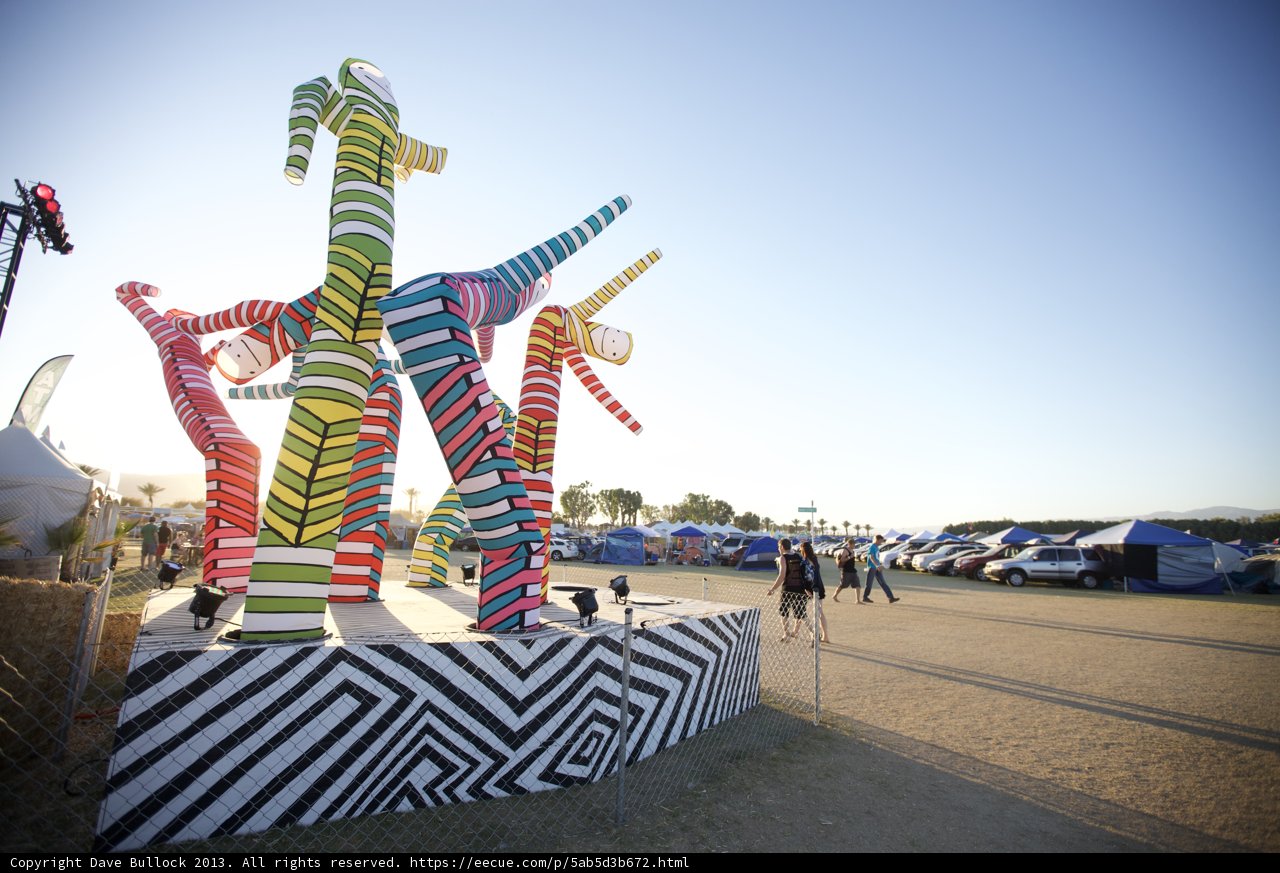 Colorful Animal Sculpture in a Field
