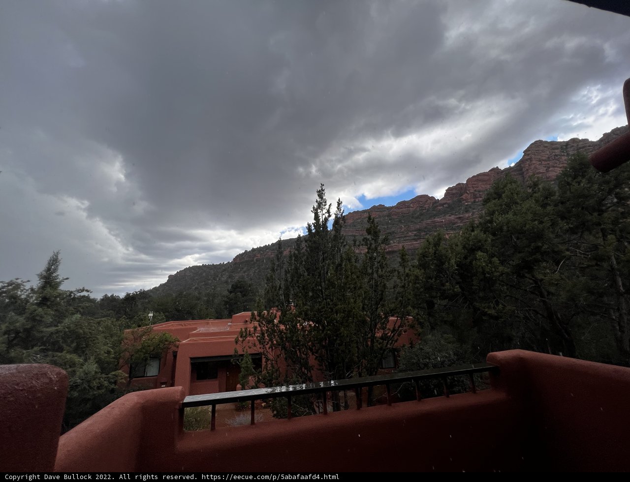 Majestic Mountains and Clouds from Balcony