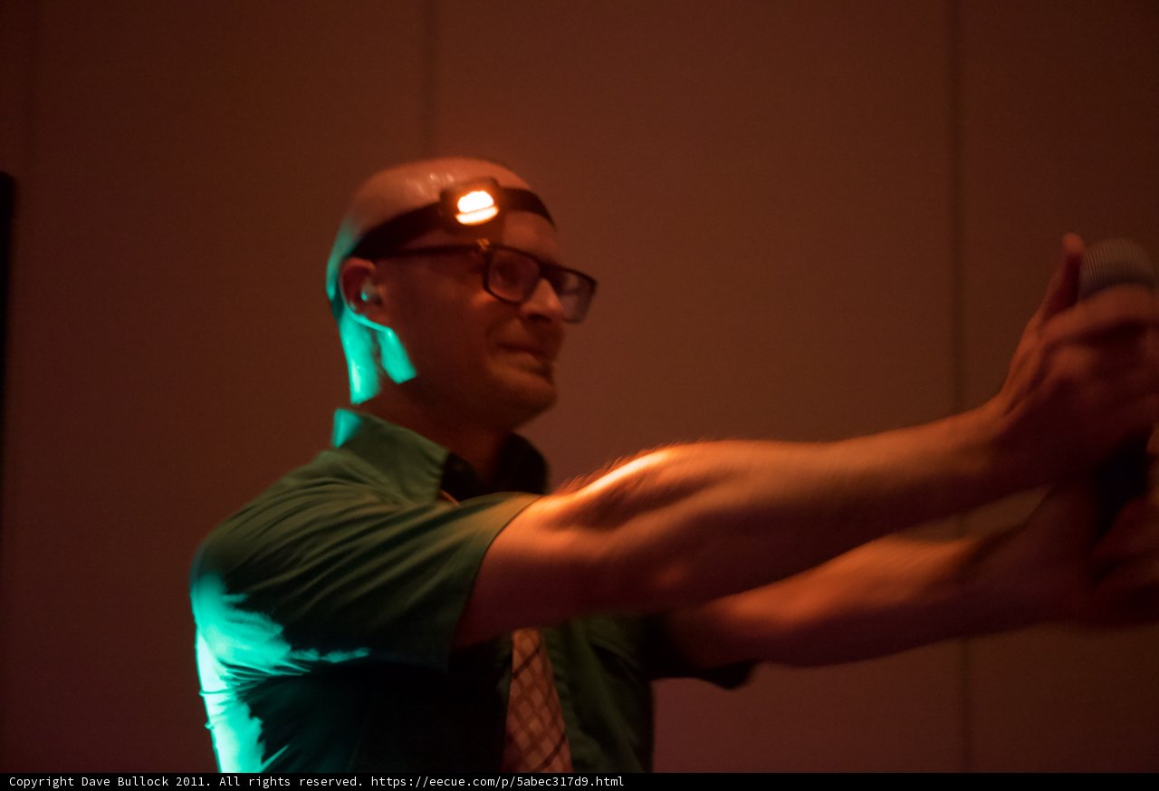 Green Shirted Man at Defcon