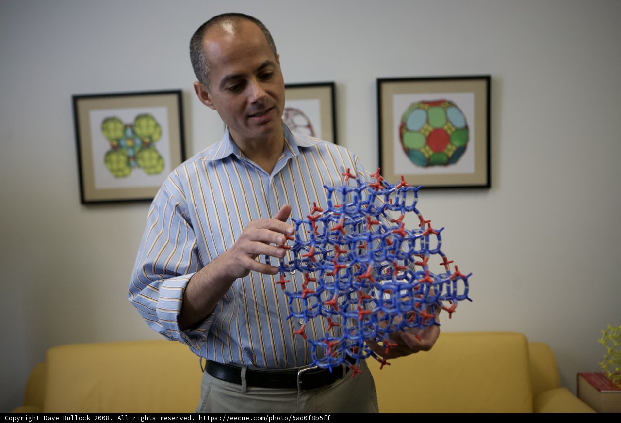 Molecule Model in Hand