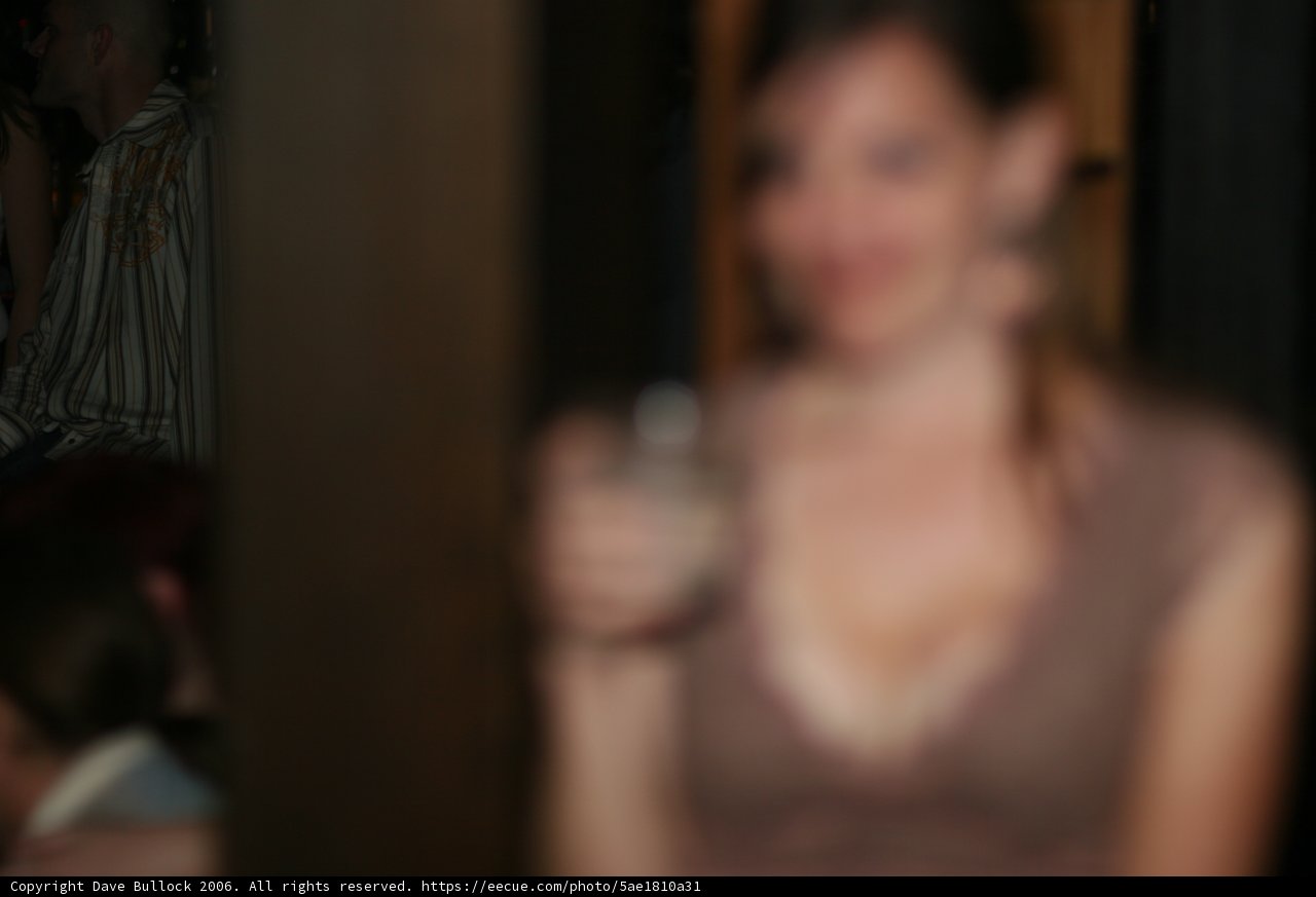 Blurry Evening at the Night Club