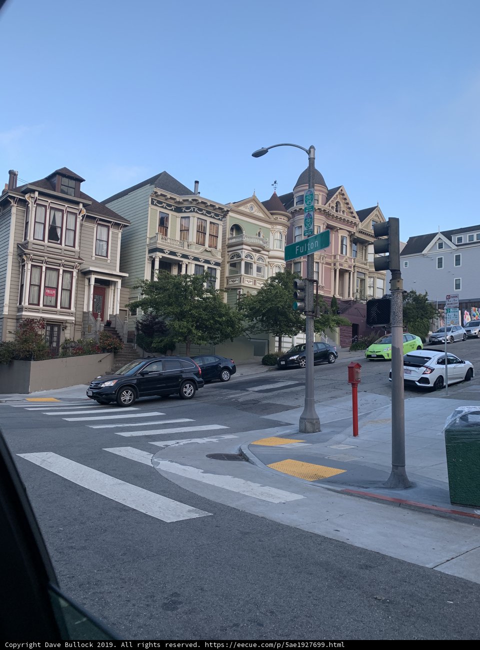 Rush Hour at Alamo Square Intersection