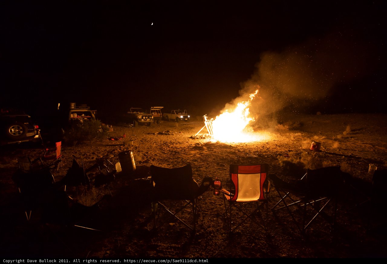 Bonfire Camping Night
