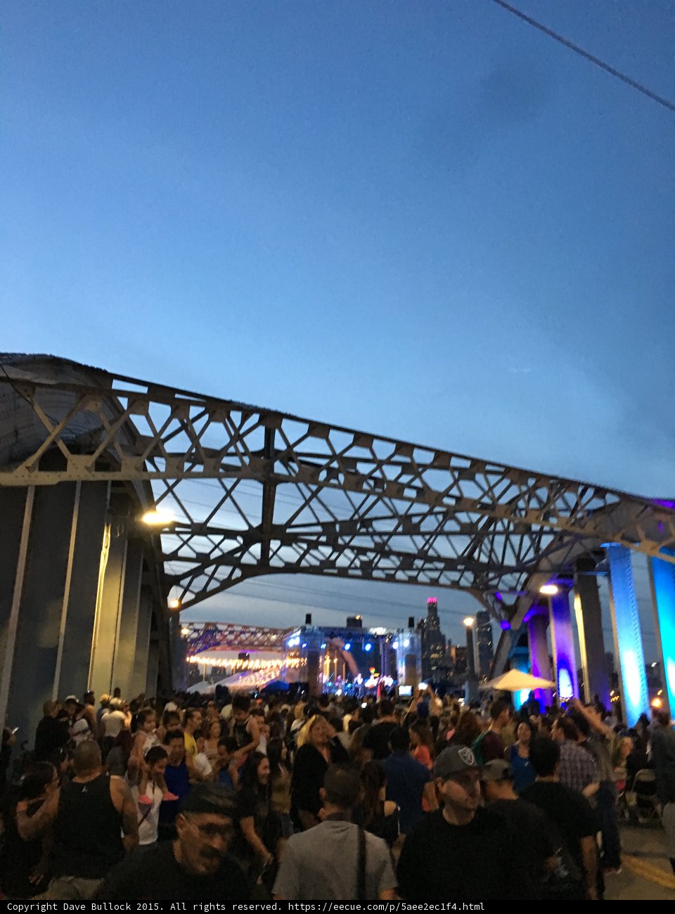Under the Bridge at Dusk