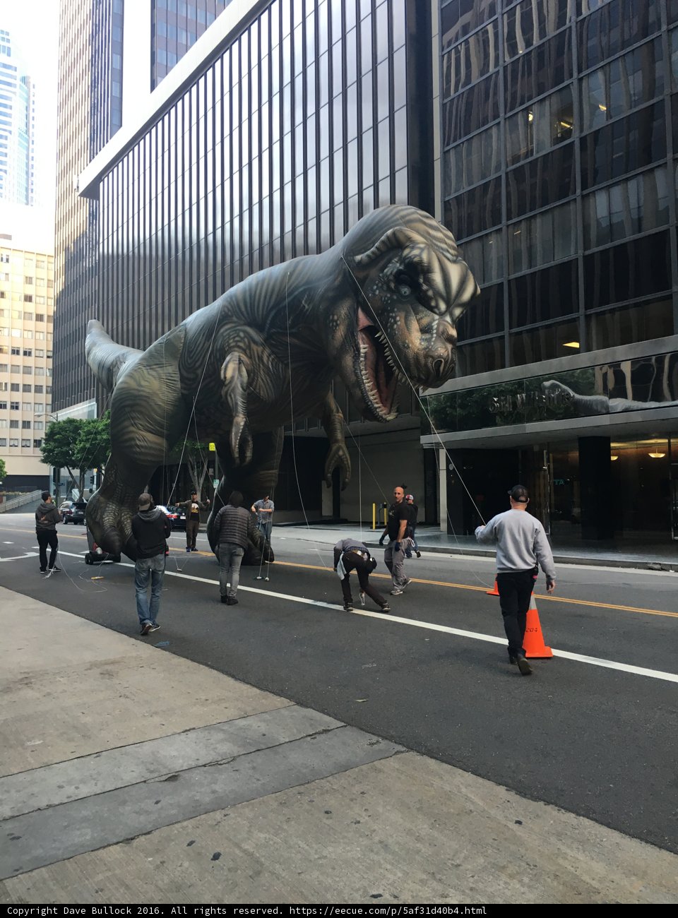 T-Rex on the Loose in the City