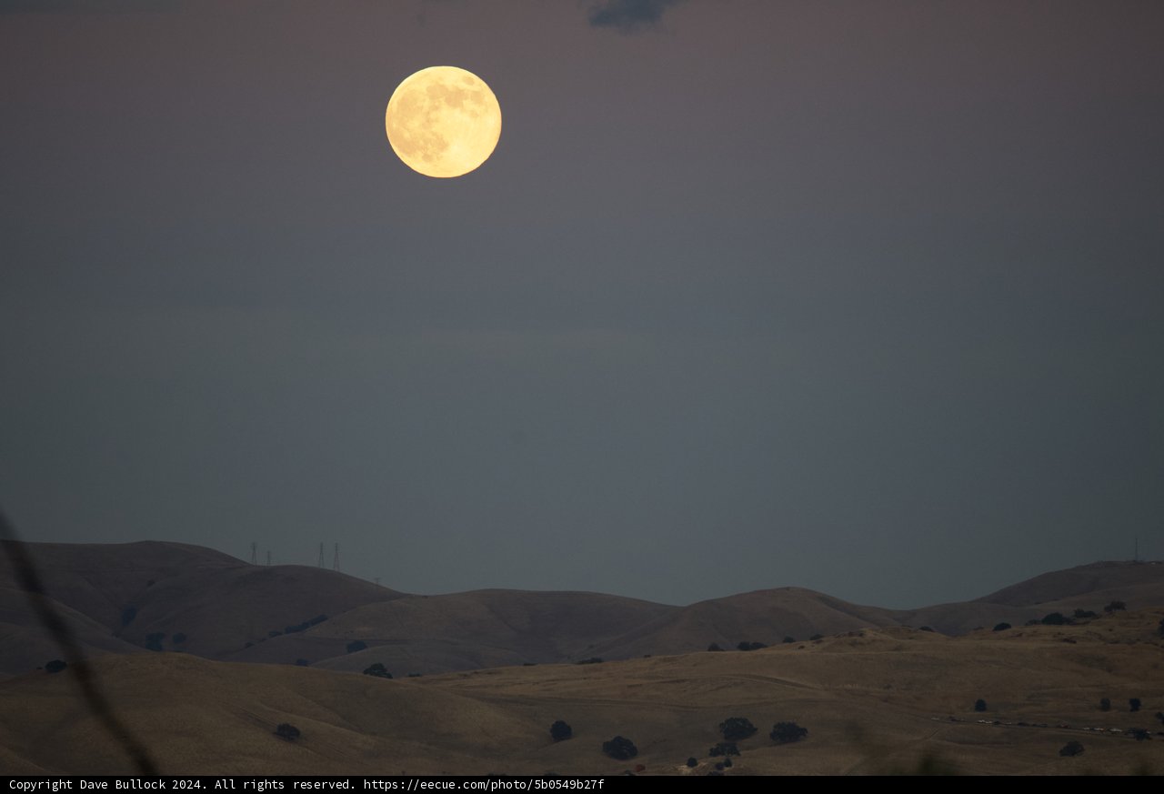 Lunar Majesty Over Walnut Creek