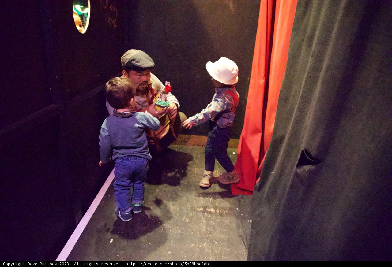 Hat-Tastic Duo at the Dickens Christmas Fair, 2023