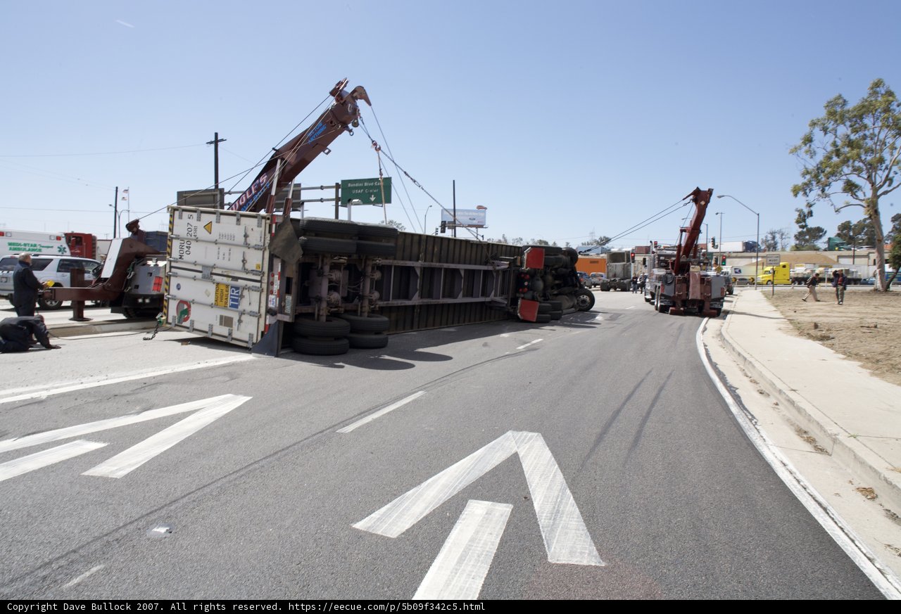 Rescuing an Overturned Truck