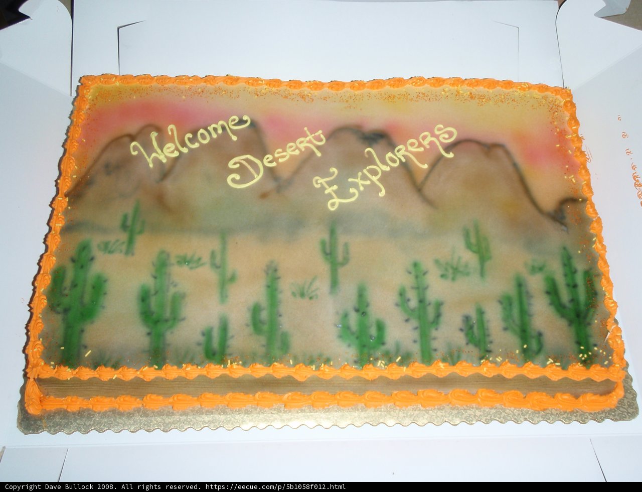 Desert Dreams Birthday Cake