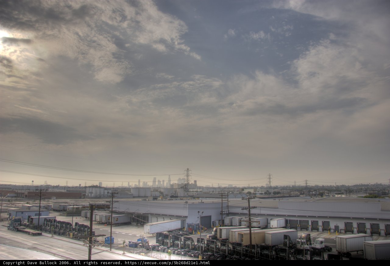 Moody Sky Above a Busy Terminal