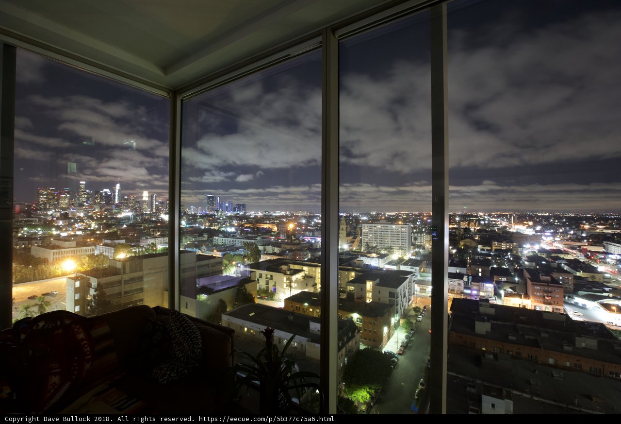 Urban Metropolis from the High Rise Window
