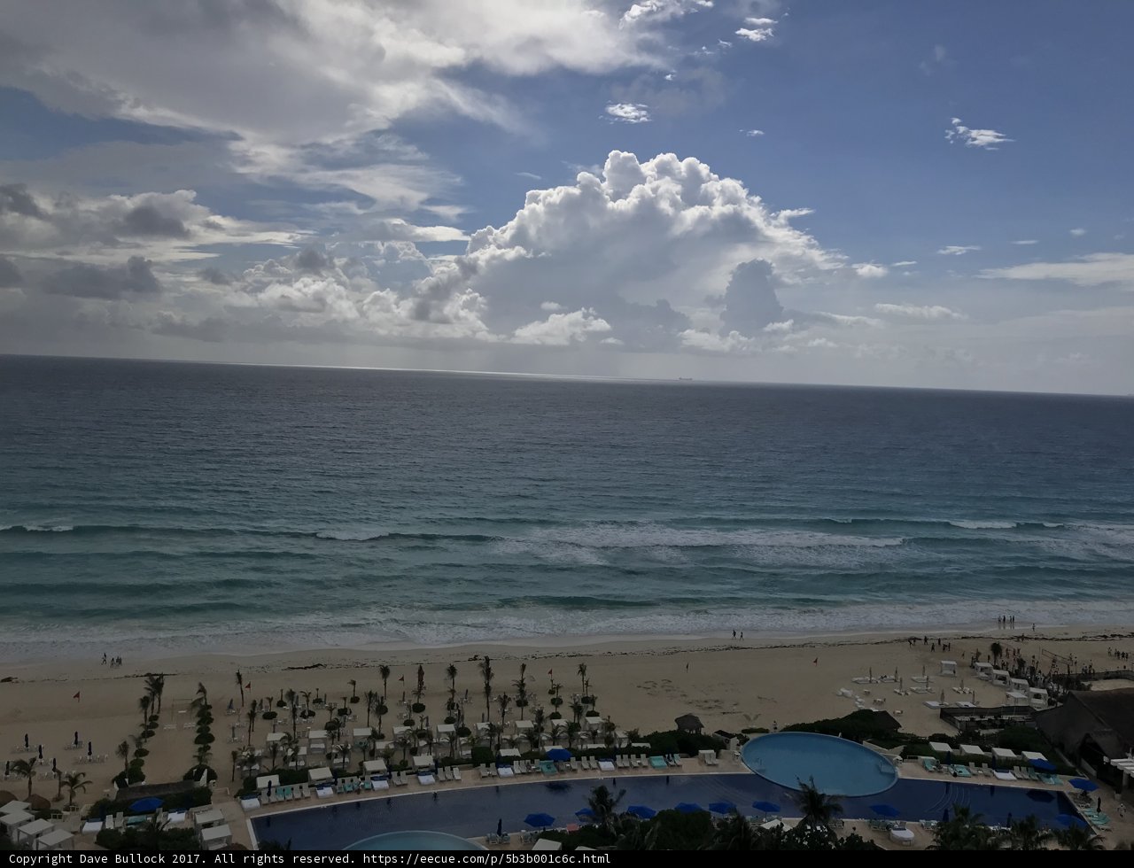 Serene Ocean View from Balcony