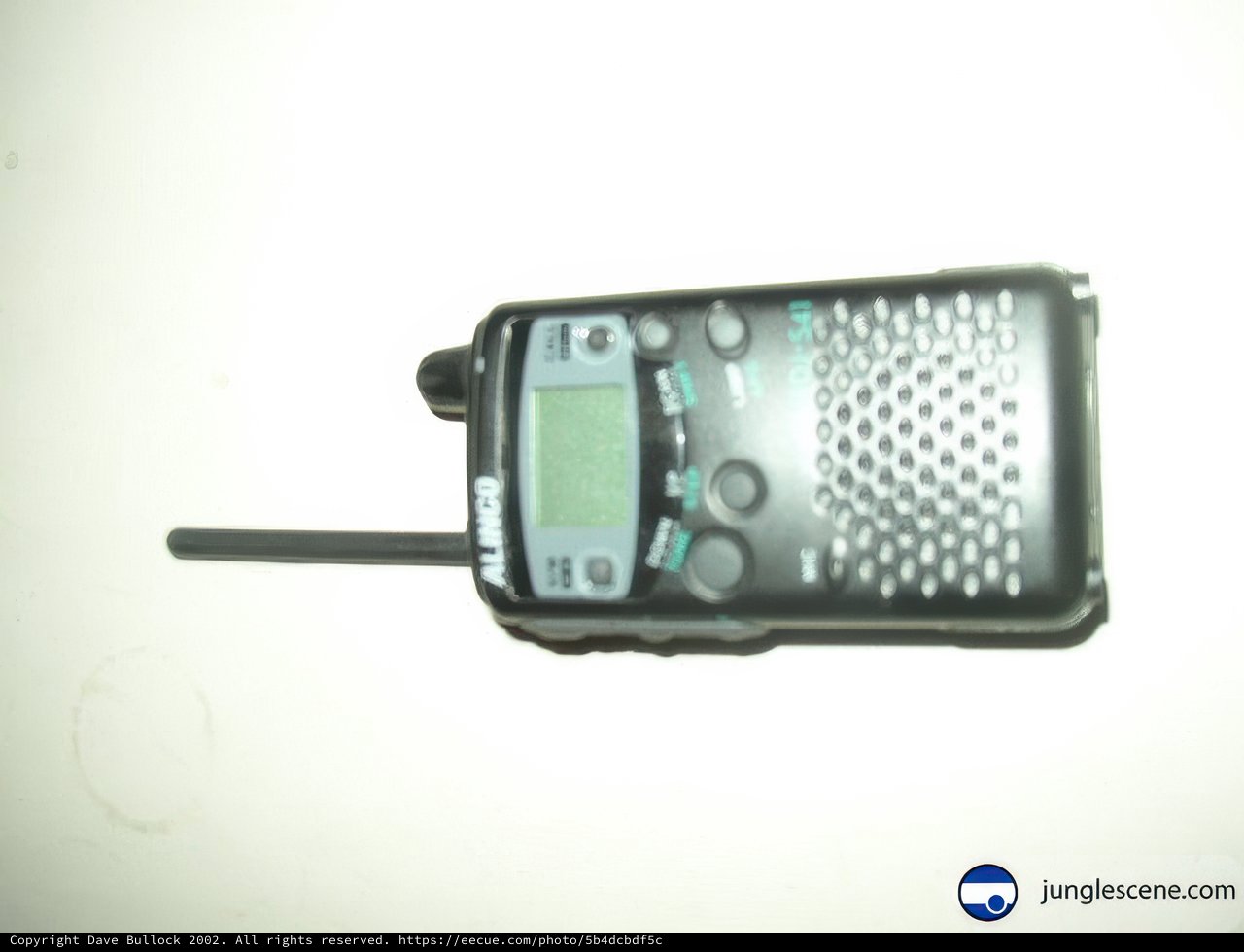 Vintage Black and White Digital Radio
