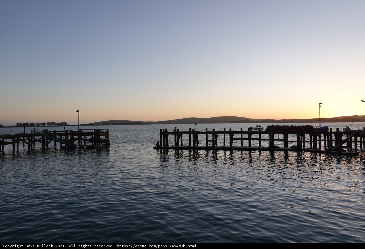 Serene Sunset at the Pier