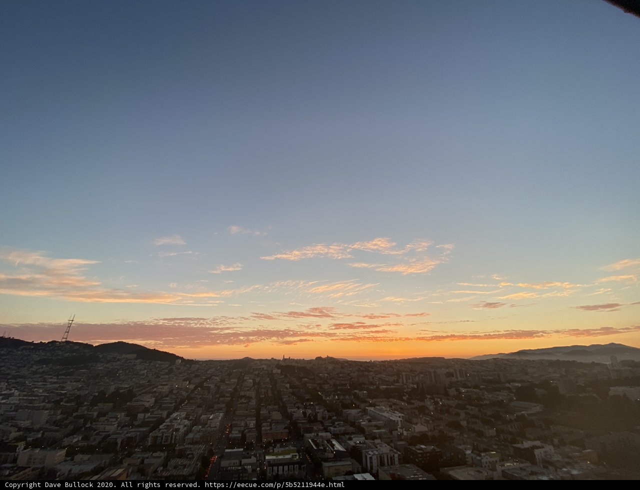 Towering Sunset in San Francisco