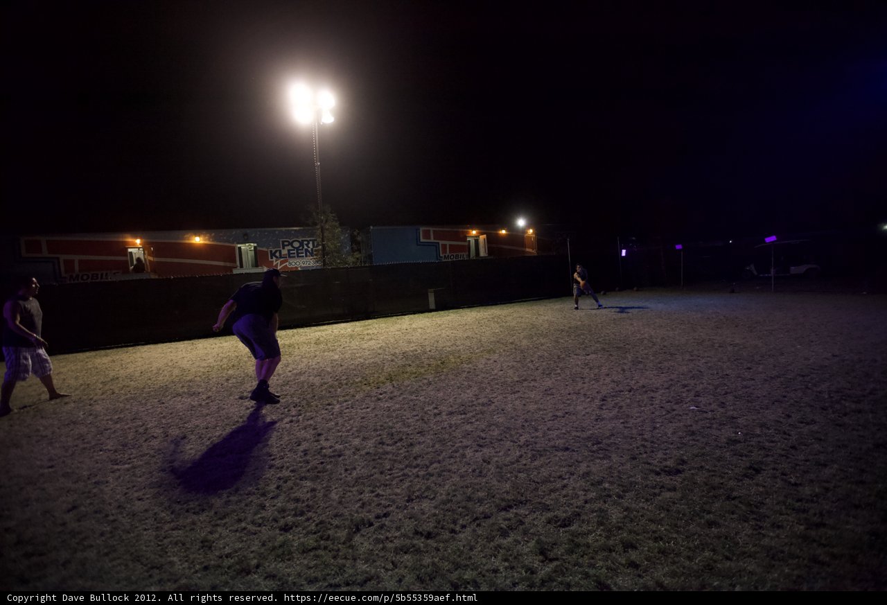 Snowy Night Soccer Game